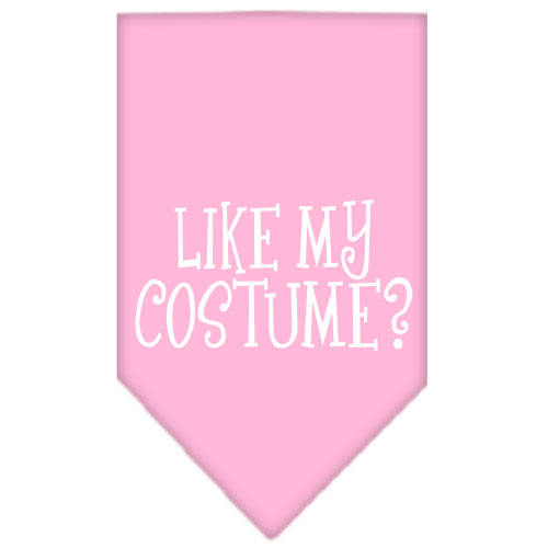 Like my costume? Screen Print Bandana Light Pink Large
